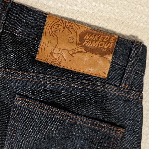 Naked and Famous Stretch Selvedge Jeans Super Skinny Guy Size 29 - Picture 1 of 5